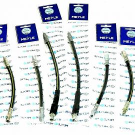 6x brzdové hadice predná + zadná náprava Meyle BMW 3ER E30