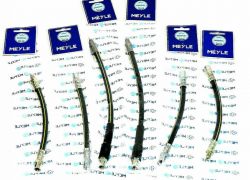 6x brzdové hadice predná + zadná náprava Meyle BMW 3ER E30