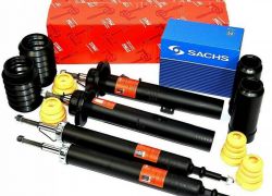 4x tlmiče predná + zadná náprava TRW BMW 3er E90 E91 E92 E93 s M-podvozkom