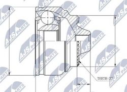 Homokinetický kĺb predný vonkajší BMW XDRIVE 5 09-, 6 09-, 7 07-