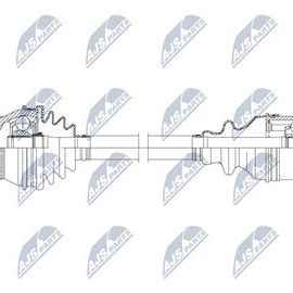 Hnací hriadeľ, poloos pravá AUDI A4 QUATTRO 00-06