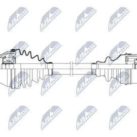 Hnací hriadeľ, poloos pravá AUDI A6