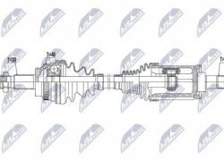 Poloos, hnací hriadeľ ľavá BMW E60, E61 xdrive