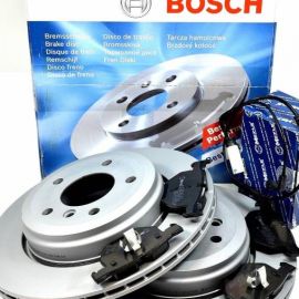 Brzdové kotúče + platničky so snímačom BOSCH zadná náprava BMW E60