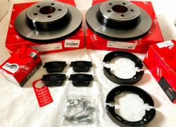 Brzdná sada absolútne kompletná zadná TRW Chrysler 300C