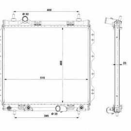 Chladič motora CHRYSLER PT CRUISER