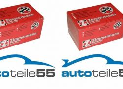 Brzdové platničky predné + zadné ZIMMERMANN TOYOTA AVENSIS T25