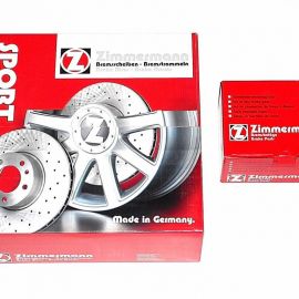 Brzdové kotúče + platničky predné ZIMMERMANN FORD FOCUS I