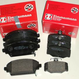 Brzdové platničky predné + zadné ZIMMERMANN NISSAN ALMERA TINO