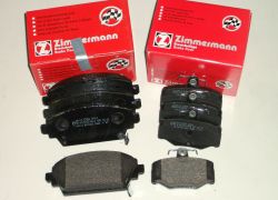 Brzdové platničky predné + zadné ZIMMERMANN NISSAN ALMERA TINO