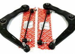 2x rameno predné + 2x stabilizátor PEUGEOT 206