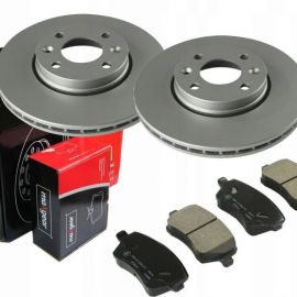 Brzdové kotúče + platničky predná náprava Maxgear NISSAN MICRA K12