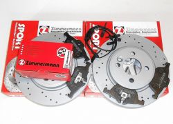 Brzdná sada predná športové dierované kotúče ZIMMERMANN MINI ONE COOPER