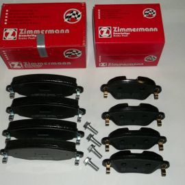 Brzdové platničky predné + zadné ZIMMERMANN FORD MONDEO 3 III