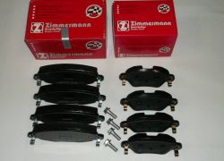 Brzdové platničky predné + zadné ZIMMERMANN FORD MONDEO 3 III
