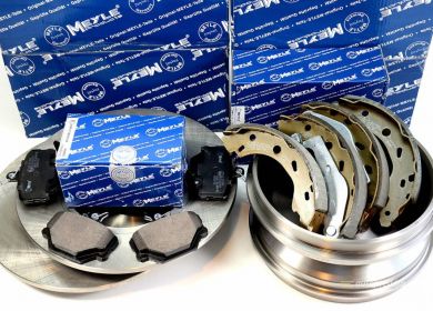 Brzdná sada predná + zadná náprava Meyle SMART CITY COUPE CDI FORTWO