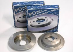 2x brzdové kotúče zadné Meyle Platinum MINI R50 R52 R55 R56 R57