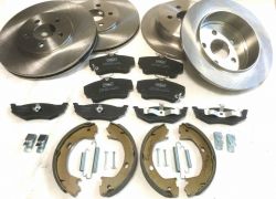 Brzdná sada predná + zadná CHRYSLER PT