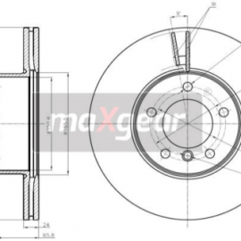 2x brzdové kotúče predné vetrané 312mm BMW 1/2 Coupe/2 Cabriolet/3
