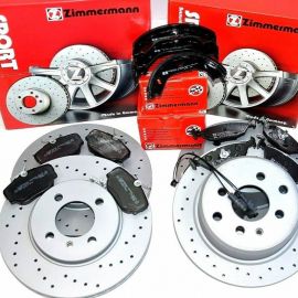 Brzdná sada športová Zimmermann komplet predná + zadná BMW 3 3er E30