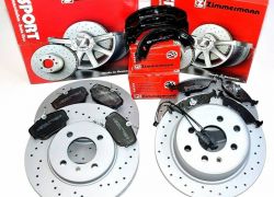 Brzdná sada športová Zimmermann komplet predná + zadná BMW 3 3er E30