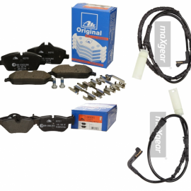 Brzdové platničky predné + zadné ATE BMW 118d 143PS E81 E87