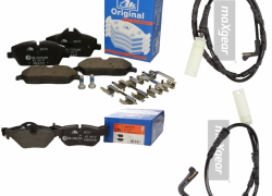 Brzdové platničky predné + zadné ATE BMW 118d 143PS E81 E87