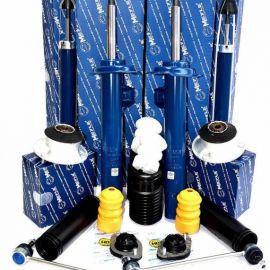 Sada tlmičov, uloženia tlmiča, dorazov a prachoviek komplet SET Meyle BMW 3er E46