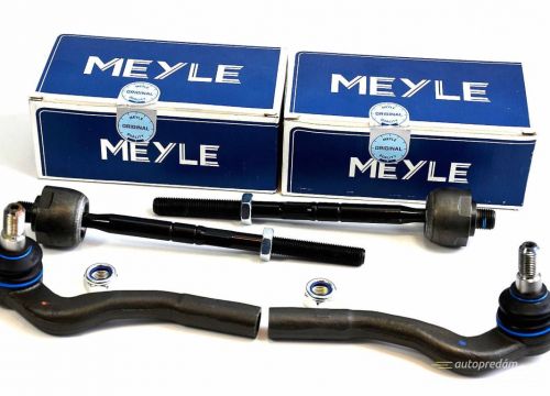 2x spojovacia tyč + 2x hlava/čap spojovacej tyče Meyle predná náprava MERCEDES W203 S203