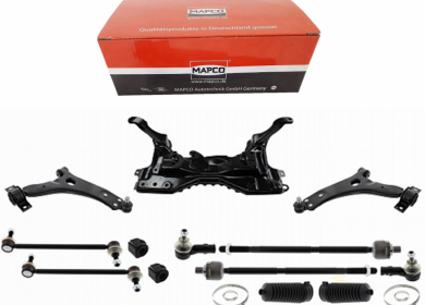 Veľká sada ramien zosilnená + nápravnica komplet predná náprava Ford Focus I DAW, DBW, DNW, DFW