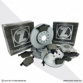 Brzdná sada ZIMMERMANN predná + zadná AUDI A4 8E2 B6 2.0