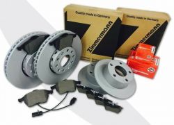 Brzdná sada ZIMMERMANN predná + zadná AUDI A4 8E2 B6 TDI