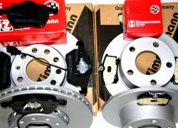 Brzdná sada ZIMMERMANN predná + zadná AUDI A6 (4B/C5) 2,5 TDI 180PS