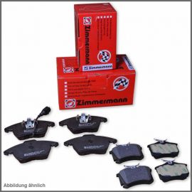 Brzdové platničky predné + zadné ZIMMERMANN AUDI A6 2,5 TDI (4B/C5)