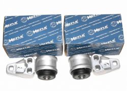 2x uloženie tela nápravy zadné Meyle AUDI A6 VW PASSAT