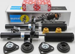 Sada tlmičov, uloženia tlmiča, dorazov a prachoviek predná Ford Focus II