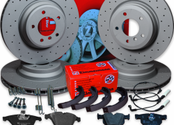 Brzdná sada ZIMMERMANN komplet predná + zadná BMW 5er 530d E60/E61