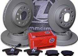 Brzdná sada ZIMMERMANN predná + zadná VW Caddy III Kombi 1,9 TDI