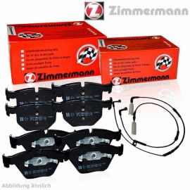 Brzdové platničky komplet predné + zadné ZIMMERMANN BMW X5 3,0d-3,0i (E53)