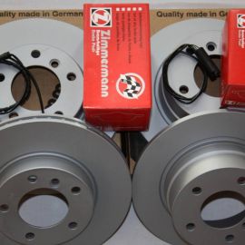 Brzdná sada ZIMMERMANN predná + zadná BMW COMPACT E46 316ti 318ti