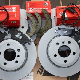 Brzdná sada ZIMMERMANN komplet predná + zadná BMW 3er E90 320d Diesel
