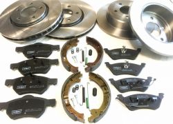 Brzdná sada predná + zadná komplet CHRYSLER Voyager od r.v. 2001