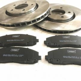 2x Brzdové kotúče + brzdové platničky predné FIAT FREEMONT