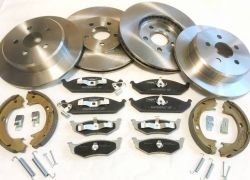 Brzdná sada predná + zadná komplet Chrysler Stratus + Cabrio