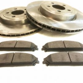 2x Brzdové kotúče 345mm + platničky predné CHRYSLER 300 C+ Touring