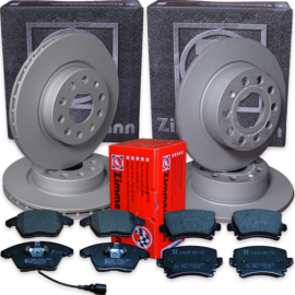 Brzdná sada komplet predná + zadná Zimmermann VW Touran 1,9 TDI 2,0 TDI (1T1/1T2)