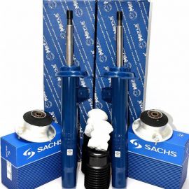 2x tlmiče, uloženie tlmiča, dorazov a prachoviek predné Meyle BMW 320 328 330 E46