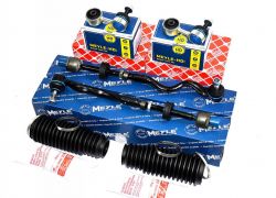 2x stabilizátor + spojovacia tyč komplet + manžeta riadenia Meyle BMW 3er E36