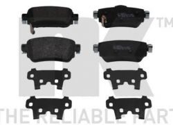 Brzdové platničky zadné NISSAN QASHQAI II / X-TRAIL