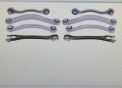 Sada ramien zadná náprava Mercedes E-klasse W212, S212